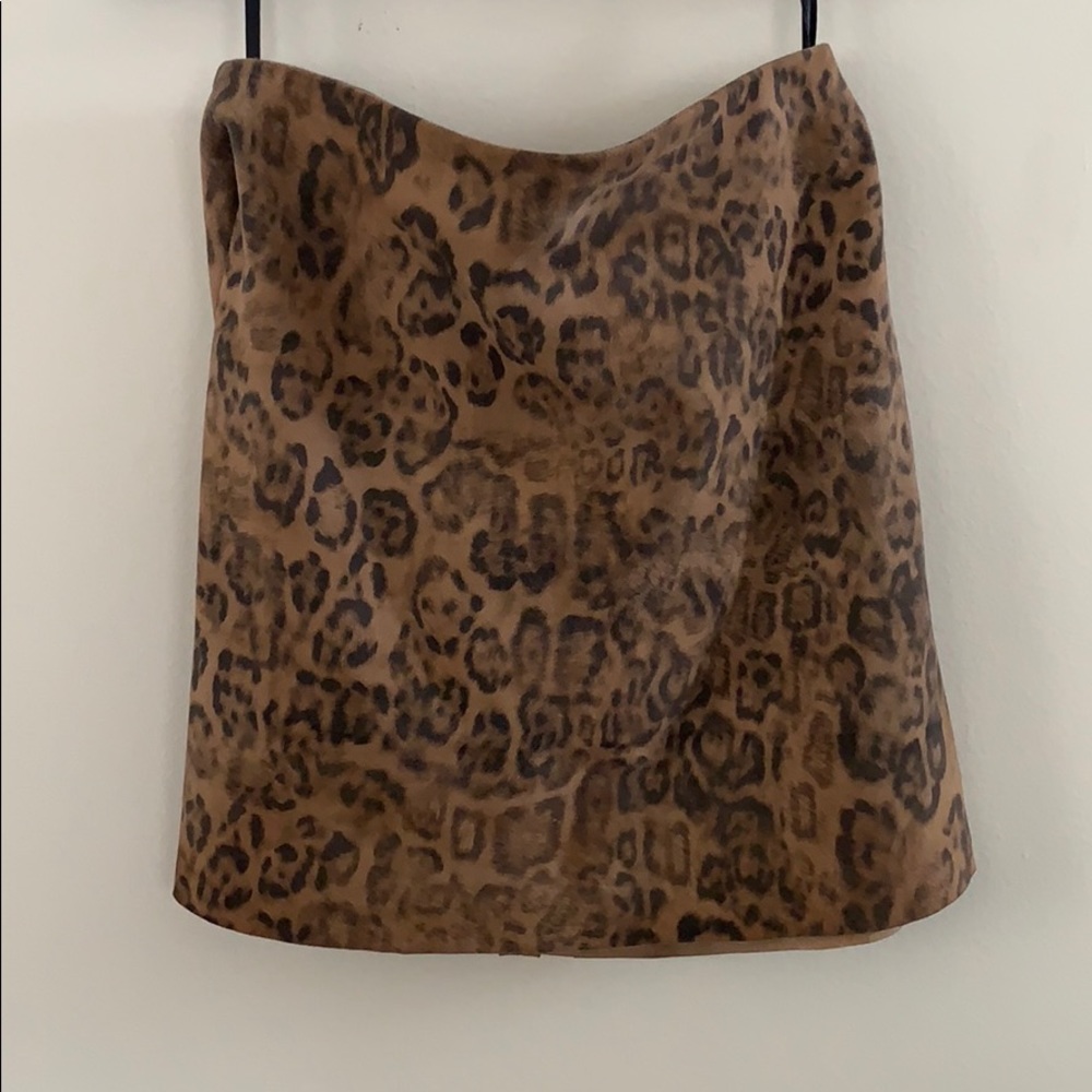 Leopard Print Skirt